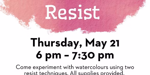 Art Night: Watercolour Resist