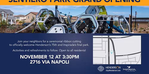 Sentiero Park Grand Opening 2025