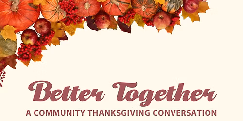 Community Thanksgiving Conversation
