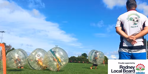 FREE Kiwi Bubble Soccer - Big Little Local, Helensville Tennis Club - 22 November 2025