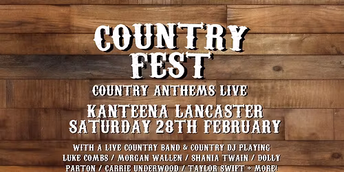 Country Fest - Country Anthems Live (Lancaster)