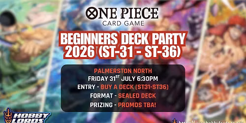 One Piece - Beginners Deck Party 2026 (ST31-ST36)!