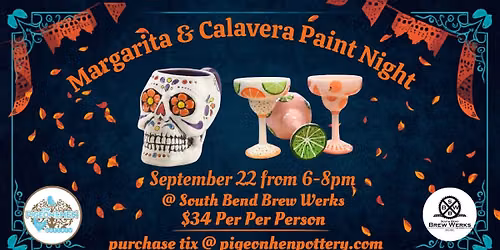 Margarita & Calavera Paint Night @ South Bend Brew Werks 