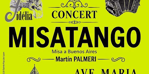 Concert MISATANGO de Palmeri par le Choeur FIDELIA, Lyon