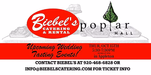 Biebel's Wedding Tasting Event at Poplar Hall