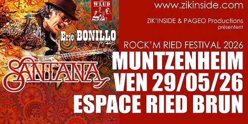 ROCK'M RIED FESTIVAL 2026 : Eric BONILLO plays SANTANA & Guest (WLUD)
