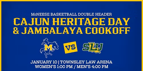 McNeese Basketball DH vs SLU | Jambalaya Cookoff & Cajun Heritage Day