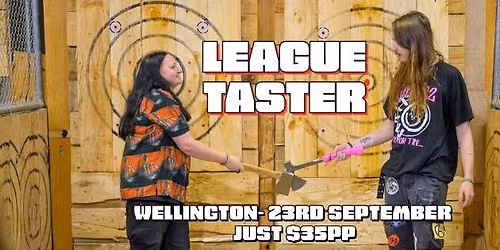 Axe Throwing League Taster - September 16th