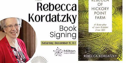 Rebecca Kordatzky Book Signing