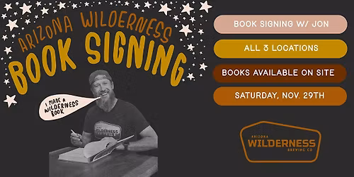Arizona Wilderness Book Signing - Jonathan Buford