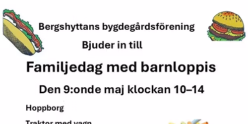 Familjedag med barnloppis 