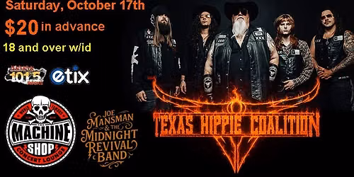 TEXAS HIPPIE COALITION at The Machine Shop