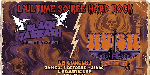 Concert tribute Black Sabbath + Deep Purple