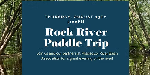 Save the Date: Rock River Paddle Trip