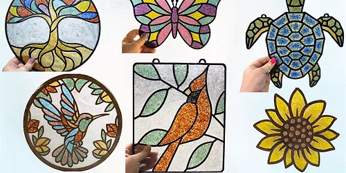 Crushed Glass & Resin Suncatcher Workshop