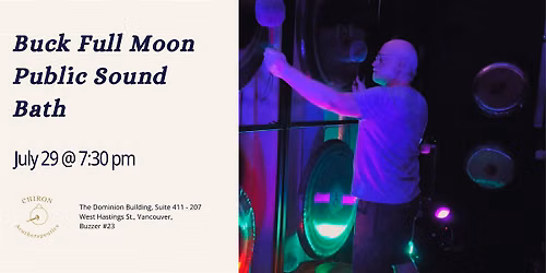 Buck Full Moon Sound Bath