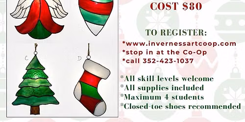 Old-School Christmas Stained Glass Tree Ornament with Bronwyn Oihus