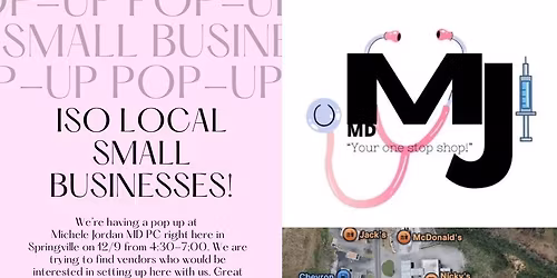 Holiday Pop-Up at Michele Jordan MD Springville