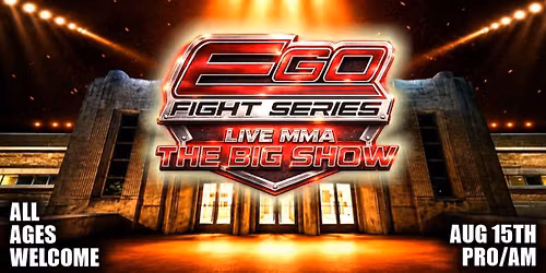 EGO Fight Series Live MMA at Hobart Arena