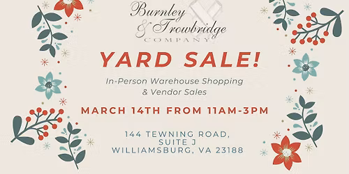 B&T Yard Sale