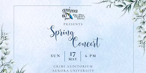 Anima Singers Spring Concert