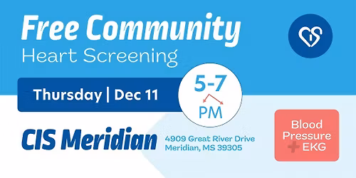 CIS Meridian: Free EKG and Blood Pressure Screening