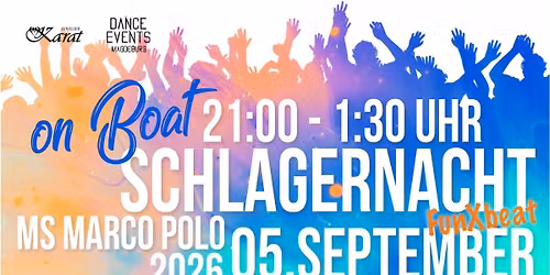 Schlagernacht on Boat w/ FunXBeat