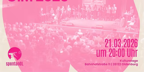 OIM 2026 Die Oldenburger Impromeisterschaft