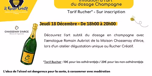 Initiation \u00e0 l'art du dosage Champagne