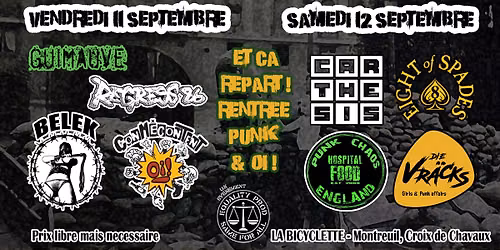 Et \u00e7a repart ! Rentr\u00e9e Punk & Oi!