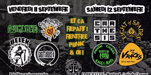 Et \u00e7a repart ! Rentr\u00e9e Punk & Oi!