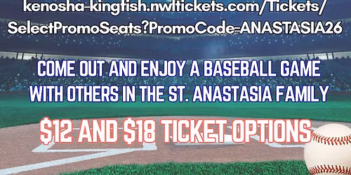 St. Anastasia Night at a Kenosha Kingfish Game
