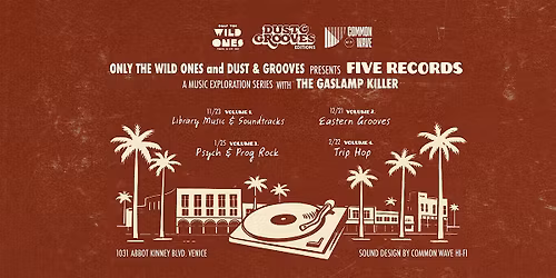 Five Records: A Music Exploration Series with The Gaslamp Killer