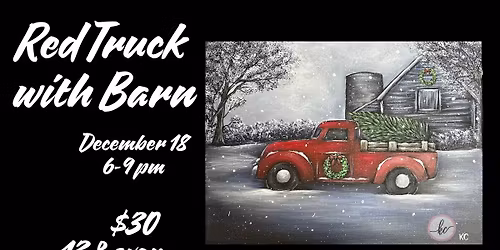 13 and over - Red Truck with Barn