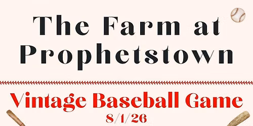 Vintage Baseball Game