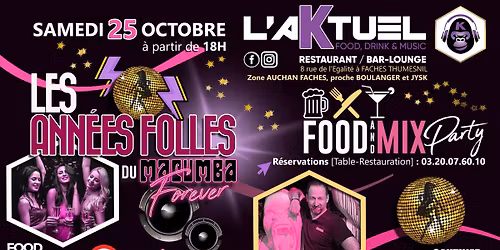 DJ GAUTHIER - MACUMBA FOREVER @L'AKTUEL \/\/ Samedi 25 OCT. \/ FOOD & MIX PARTY