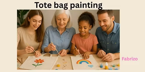 Tote bag painting