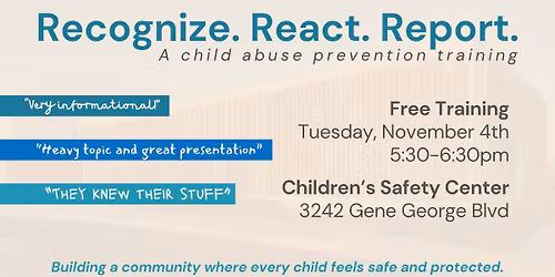 Child Abuse Prevention Training: Internet & Gaming Safety