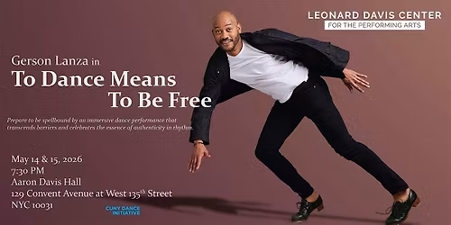 To Dance Means To Be Free featuring Gerson Lanza