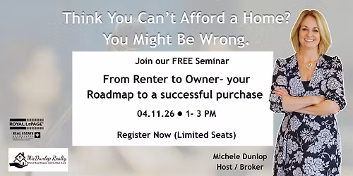 From RENTER to OWNER \u2014 Your ROADMAP to a SUCCESSFUL PURCHASE!