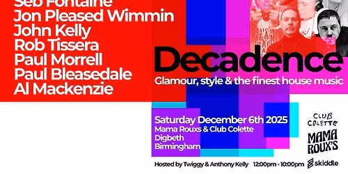Decadence Christmas Birmingham