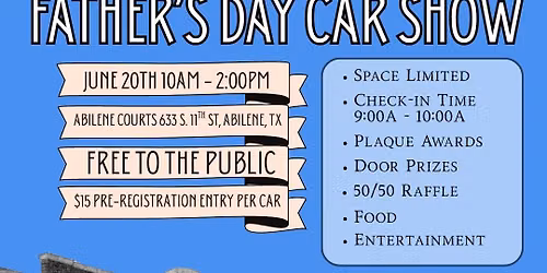Abilene Courts - Father's Day Car Show