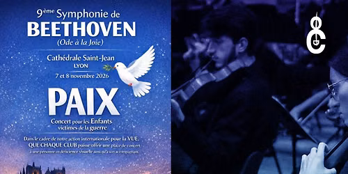 Concert pour la paix dans le monde | 9e Symphonie de Beethoven