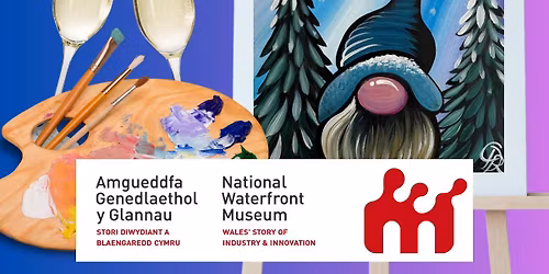 Grown Up Paint Along at The National Waterfront Museum - Christmas Gonk