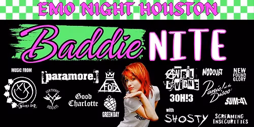 EMO NIGHT HOUSTON: BADDIE NITE @ DAN ELECTRO's