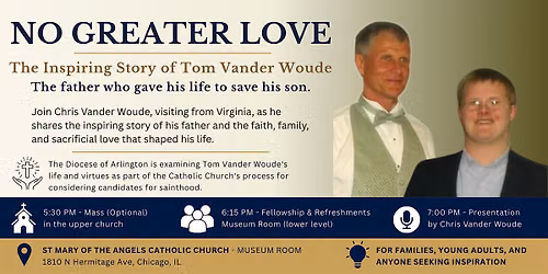 No Greater Love: The Inspiring Story of Tom Vander Woude