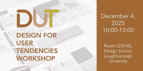 Design for User Tendencies Workshop - Packaging Waste