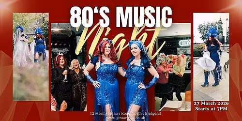 80s Music Night at Gin & Sangria