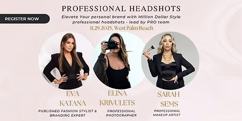Million Dollar Style Professional Headshots for Your Personal Branding.