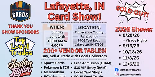 Lafayette, IN Card Show